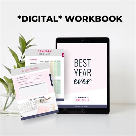 Best Year Ever Workbook Digital Modern Direct Seller