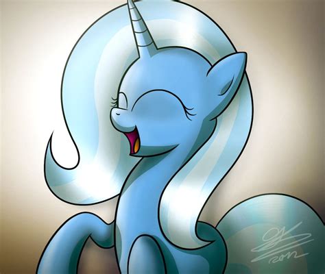 This Pleases The Great And Powerful Trixie Mlp My Lil Pony Deviantart