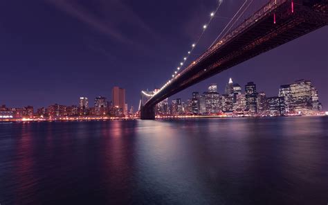 Brooklyn Bridge Manhattan In New York Wallpaper Hd World Wallpapers 4k Wallpapers Images