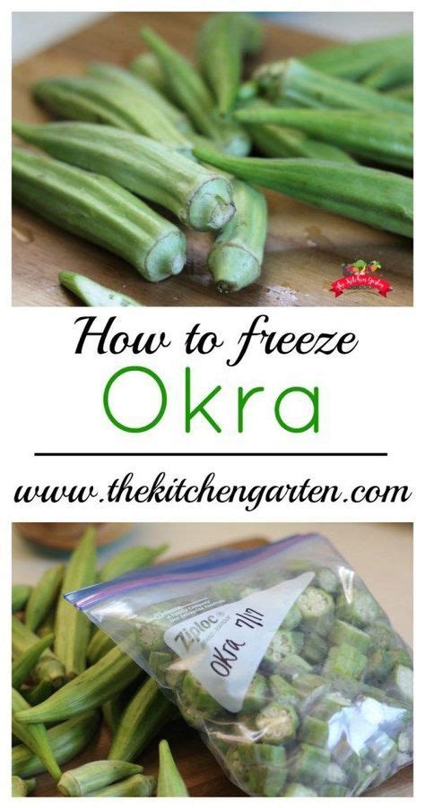 I just wonder if i could blanch them in the oven. How to Freeze Fresh Okra | Frozen fresh, Canning ...