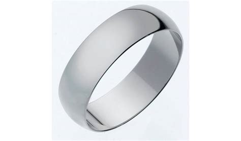 White gold wedding rings shaped to fit your engagement ring. Buy Revere 9ct White Gold Heavyweight Message Wedding Ring ...