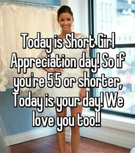 Pin By Nicky On Short Stuff Short Girl Appreciation Day Short Girls