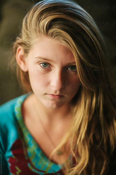 Your young teen model stock images are ready. Portrait of young Teen girl by Raymond Forbes LLC - Stocksy United