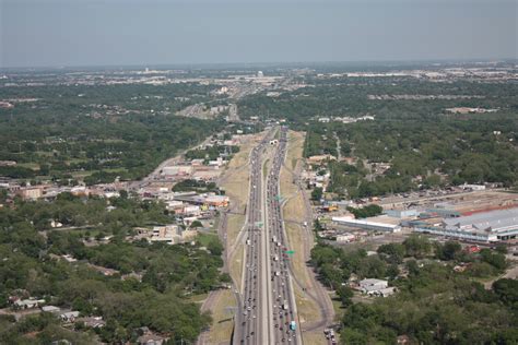 I-30 in East Dallas aerial views