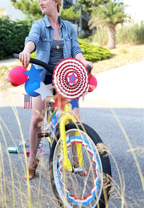 Of course, you can always make your own bicycle decorations. Ultimate 4th of July Decoration And Craft Ideas
