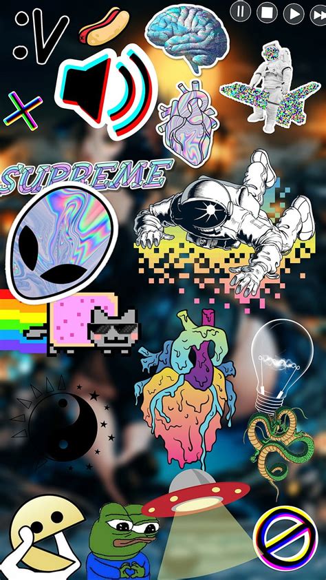 1920x1080px 1080p Free Download Stickers Art Boom Memes Space