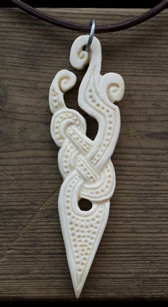Pendant Claw Urnes Style By Wodenswolf On Deviantart Bone Carving