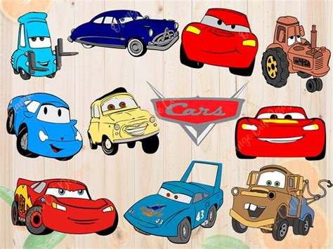Disney Cars Svg Layered Cars Movie Svg Dxf Eps And Png