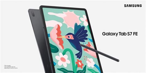 Samsung Galaxy Tab S7 Fe Arrives To The Us On August 5 In Wi Fi And 5g