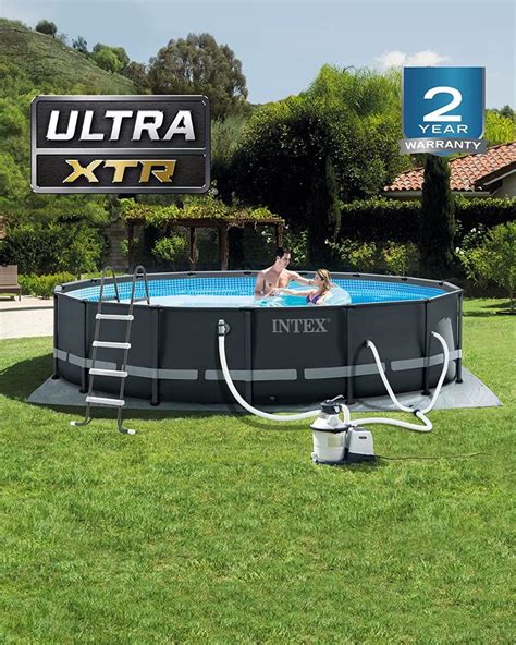 Intex 26325eh Ultra Xtr Deluxe Above Ground Swimming Pool Set 16ft X