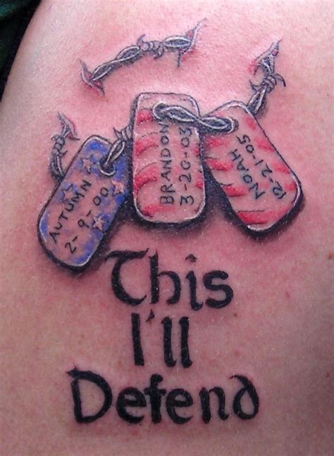 But there are all those signs: woman marine corps meat tag tattoo | Tattoo | Pinterest ...