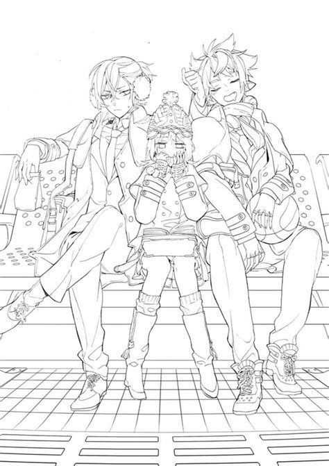 Manga Coloring Book Anime Lineart Cool Coloring Pages