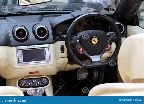 Ferrari Sports Car Interior Editorial Photography Image Of Interior
