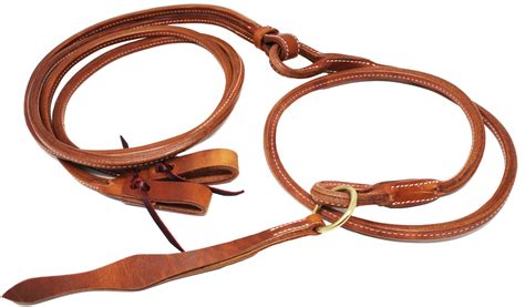 Horse Amish Western Hermann Oak Harness Leather Rounded Romel Reins 97