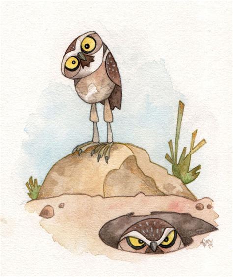 Burrowing Owls By Wonderdookie On Deviantart