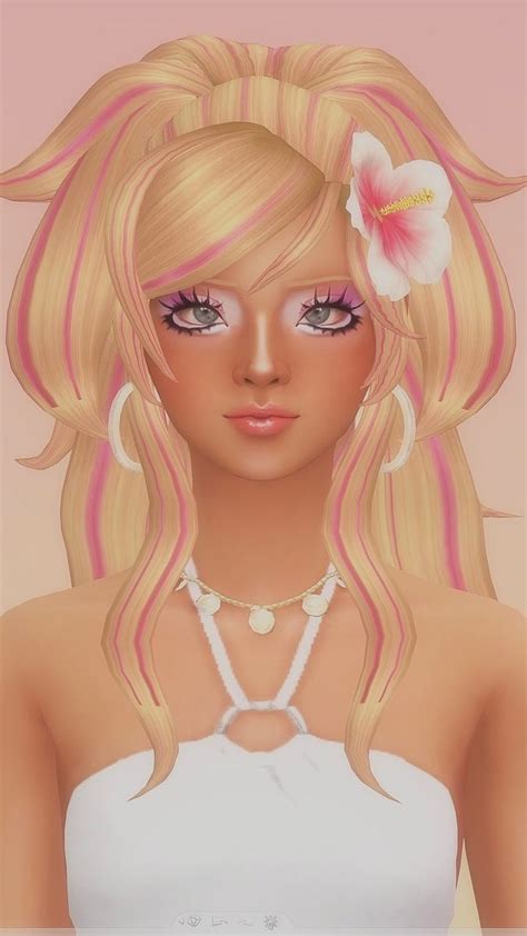 My Gyaru Sim Sims 4 Maxis Match Sims 4 Body Mods Sims Hair Sims