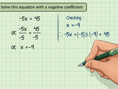 3 Ways To Solve One Step Equations Wikihow