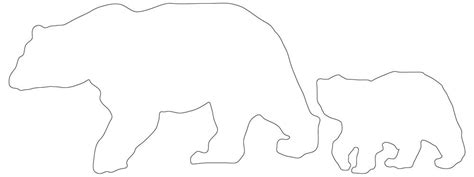 Bear Outline 18 Exciting Outlines Of Printable Bears