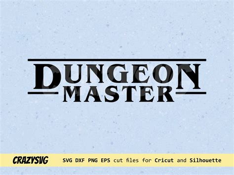 Dungeon Master SVG DND Dungeons And Dragons Cut File Cricut