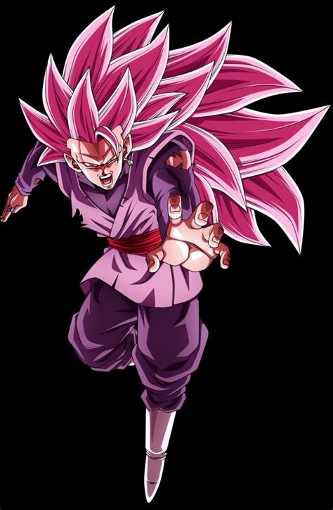 Goku Black Super Saiyajin Rosé Fase 3 Fanart Goku Black Anime