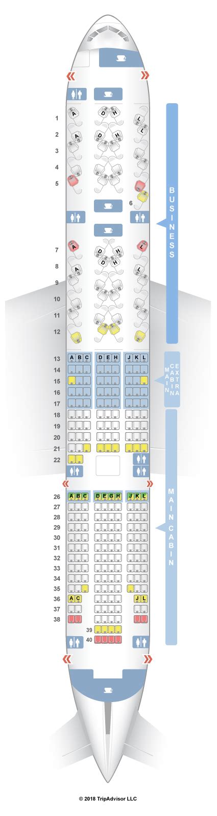 Seatguru Seat Map American Airlines Boeing 777 200 777 V2