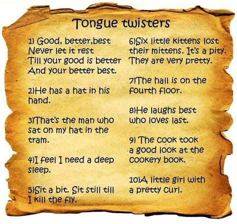 Below, you will find some of the most popular english tongue twisters. Literate for Life - Alliteration: Recognizing & Using It
