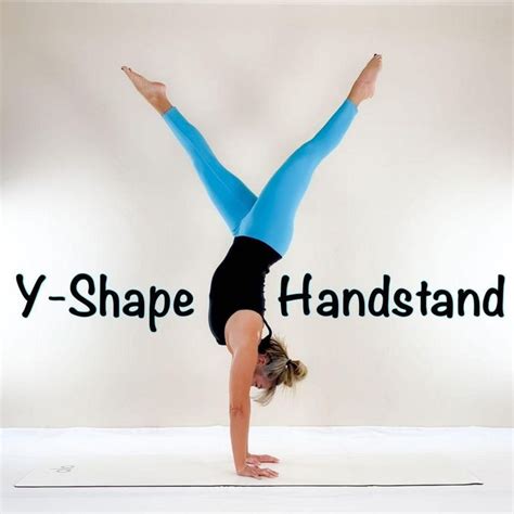 Y Shape Handstand Yoga Practice Video In 2021 Yoga Poses Yoga
