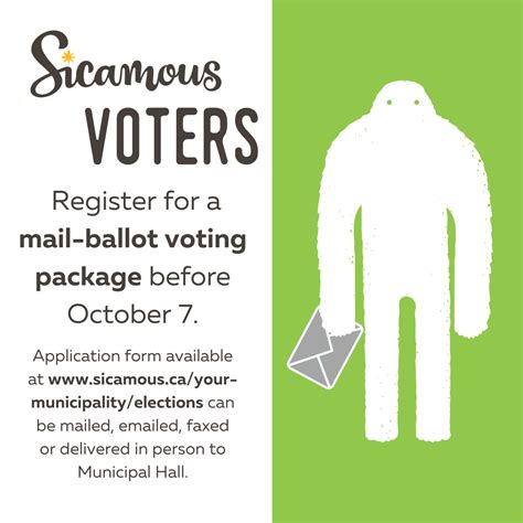 Mail Ballot Voting Application Form News District Of Sicamous