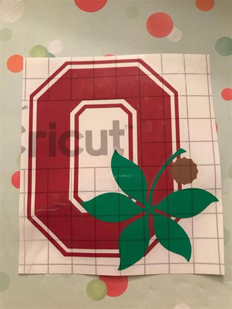 Ohio State Block O And Buckeye Leaf Vinyl Decal Etsy Buckeye Leaf