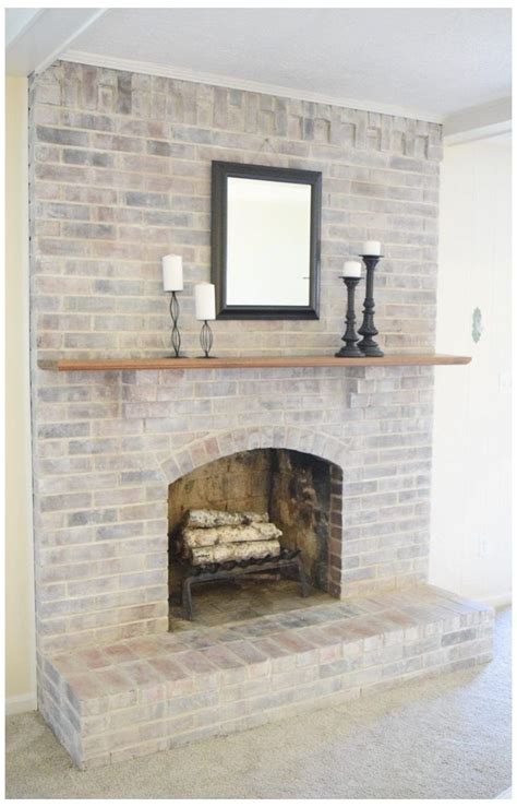 How Do You Whitewash A Brick Fireplace Fireplace Guide By Linda