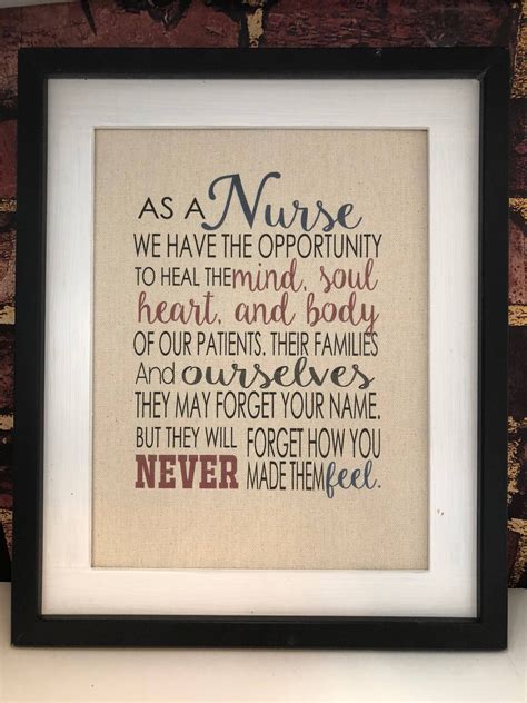As A Nurse We Have Opportunity Maya Angelou Canvas Print