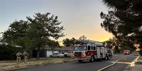 Lfr Responds To House Fire In South Lubbock Friday Morning