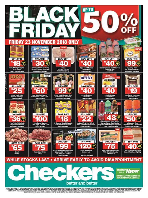 Checkers Black Friday 2019 Catalogue Specials