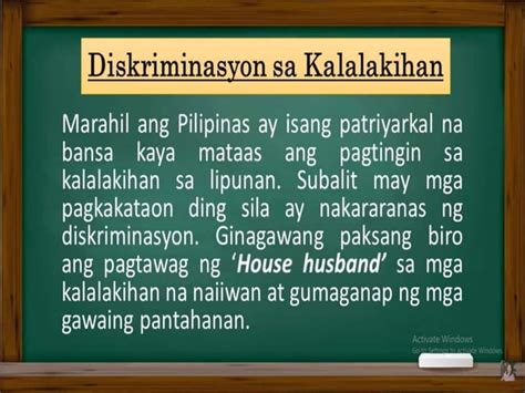 2 Mga Isyu Sa Kasarian At Lipunanpptx