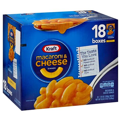 Kraft Macaroni And Cheese Dinner 18 Boxes Shop Pantry Meals At H E B