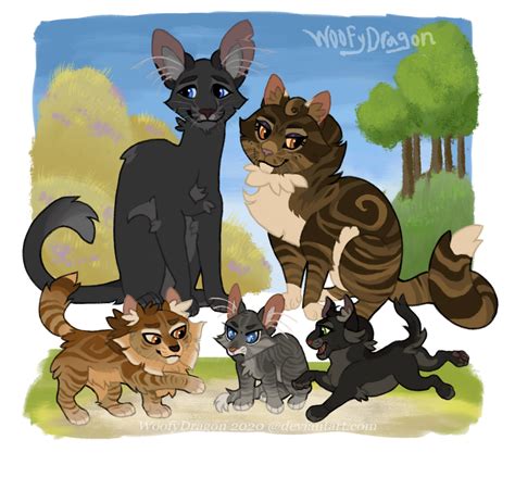 Leafpool X Crowfeather Redo By Woofydragon On Deviantart