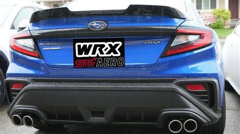 2022 Wrx Sti Spoiler Unboxing Review And Install Best Looking Rear