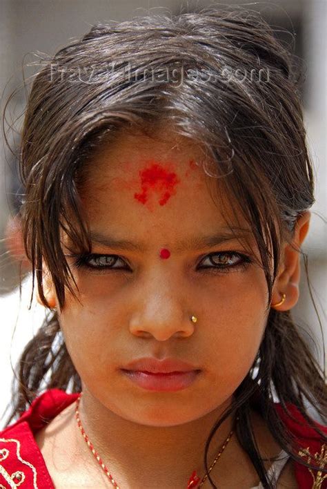 Nepalese Girl Kathmandu Nepal Princess Planet Hairstyle Look Book