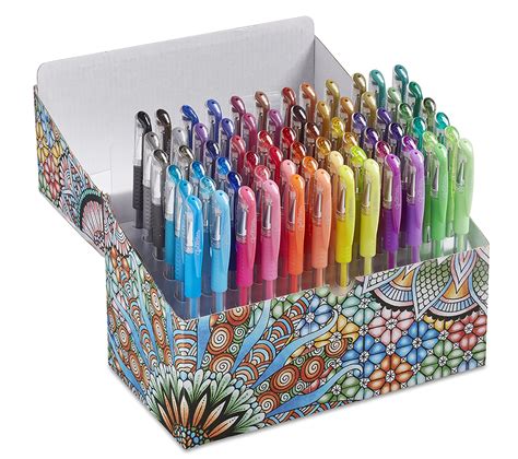 Ecr4kids Gelwriter Gel Pens Set Premium Multicolor In Coloring Box 72