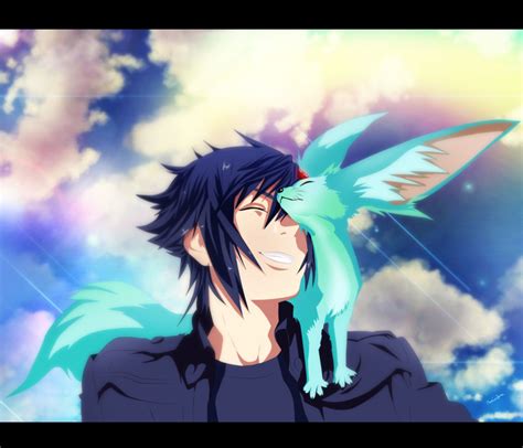 Noctis And Carbuncle By Marionsama On Deviantart
