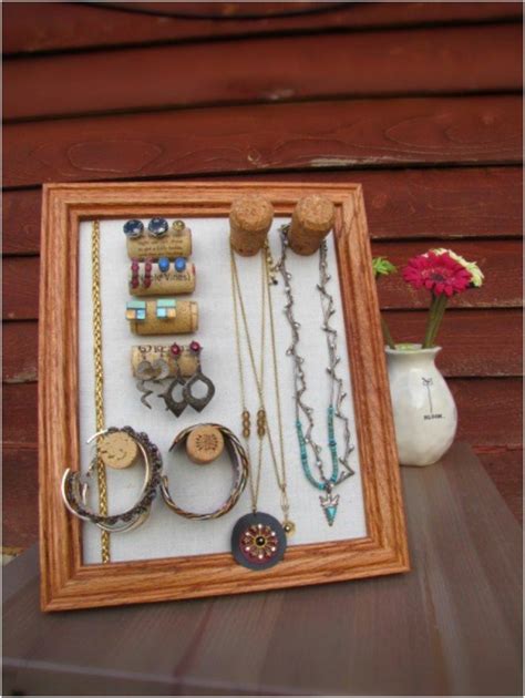 Diy Wine Cork Jewelry Organizer Mamabee