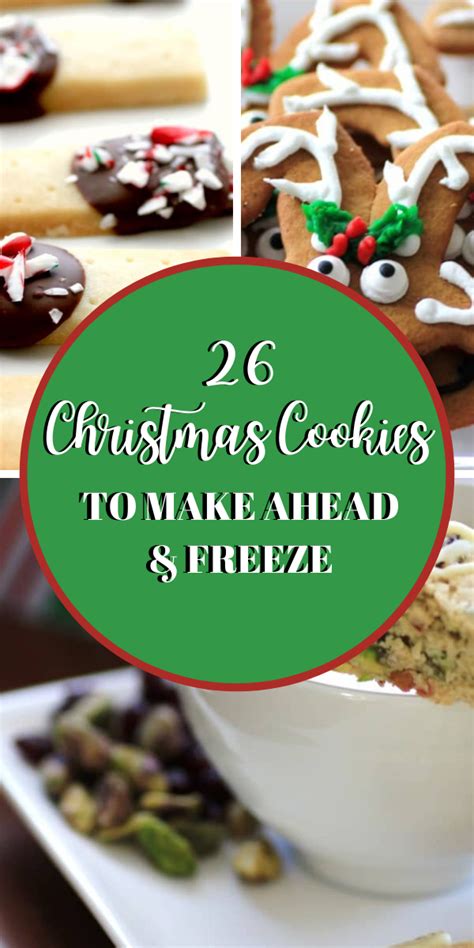 Baking christmas cookies can be a family affair, involve little bakers with these christmas cookie ideas! 26 Christmas Cookies to Make Ahead and Freeze | Christmas recipes easy, Best christmas recipes ...