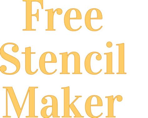 free stencil maker stencil print customize or make your own free at rapidre… free
