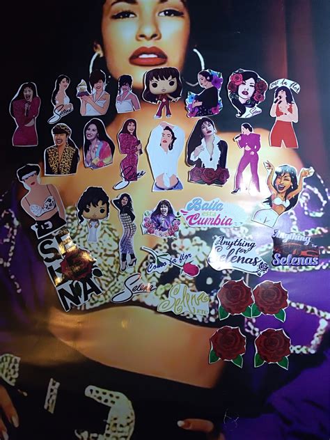 selena quintanilla stickers etsy