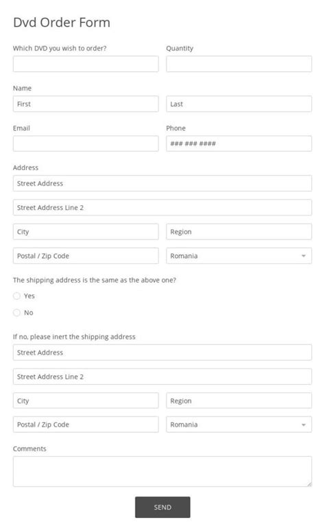Customer Registration Form Template 123 Form Builder