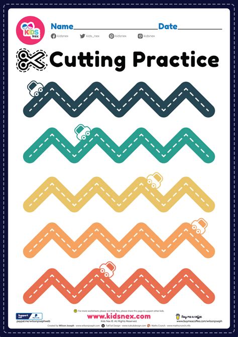 Cutting Practice Printable