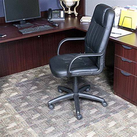 Protects against wear and tear from chair casters. Dimex Low Pile Carpet Office Mat Chair Mat, 45" x 53 ...