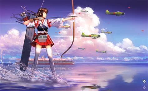 Kantai Collection Hd Wallpaper Background Image 2000x1226 Id