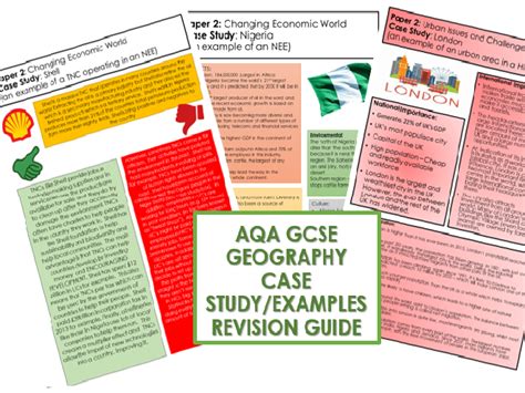 How To Remember Geography Case Studies