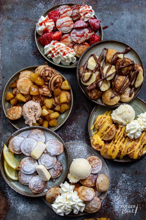 Poffertjes op zes manieren